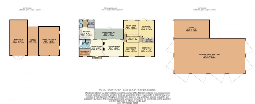 Floorplan for Emberton, Olney, Buckinghamshire