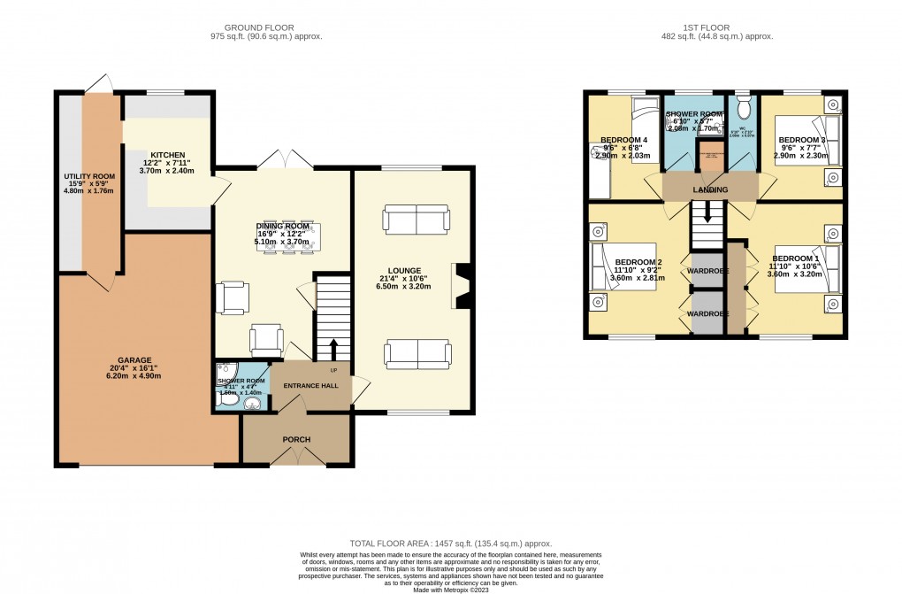 Floorplan for Great Linford, Milton Keynes