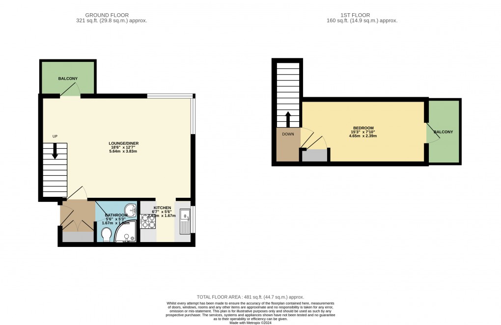 Floorplan for Walnut Tree, Milton Keynes, Buckinghamshire