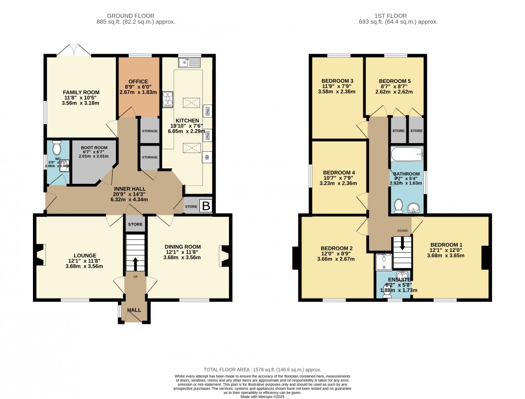 Floorplan for Newport Pagnell, Buckinghamshire