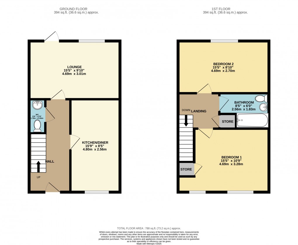 Floorplan for Oakridge Park, Milton Keynes, Buckinghamshire