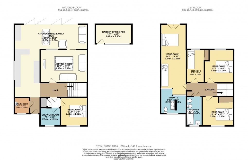 Floorplan for Newport Pagnell, Buckinghamshire