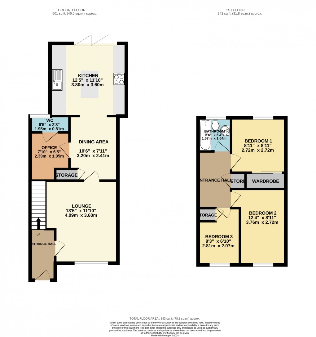Floorplan for Newport Pagnell, Buckinghamshire