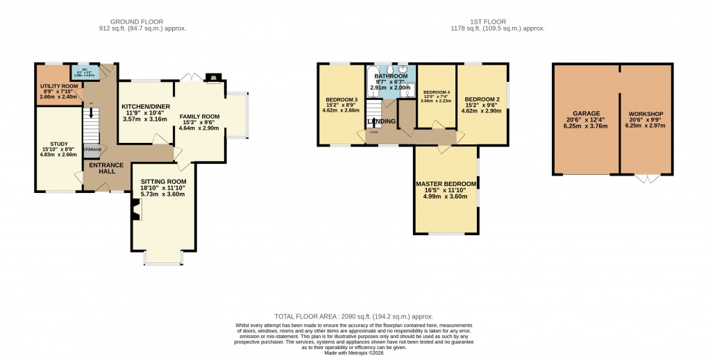 Floorplan for Newport Pagnell, Buckinghamshire