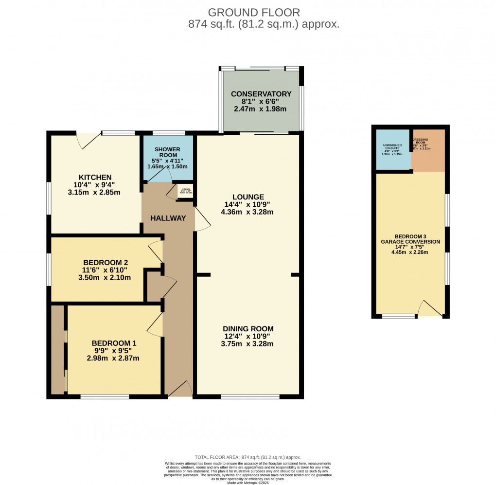 Floorplan for Stony Stratford, Milton Keynes, Buckinghamshire