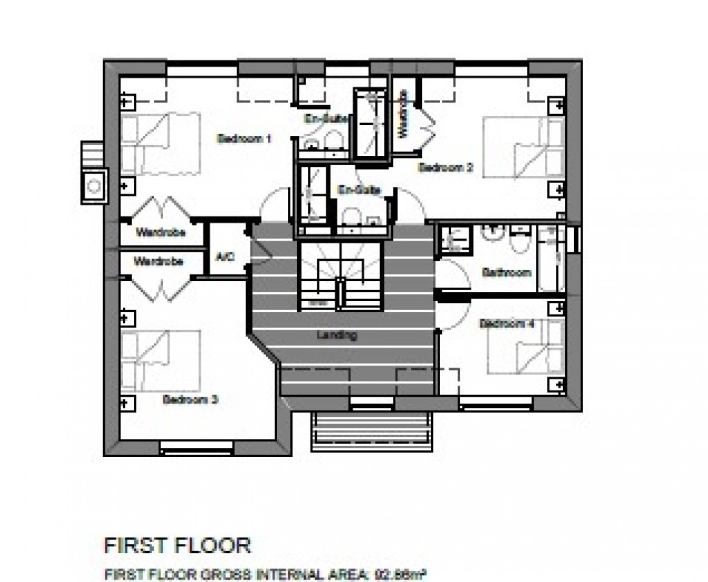 Floorplan for Sherington, Newport Pagnell, Buckinghamshire