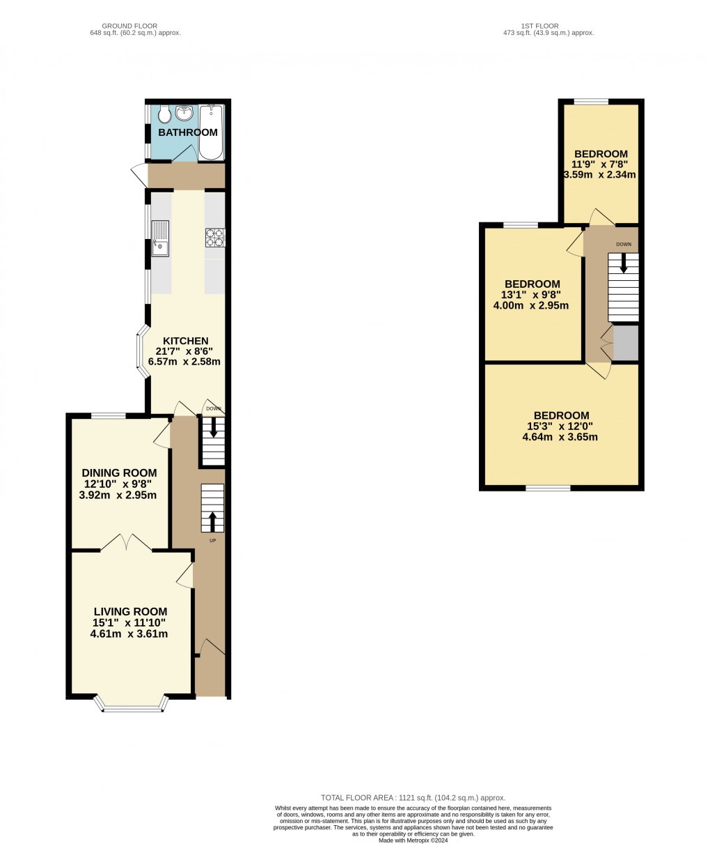 Floorplan for Wolverton, Milton Keynes, Buckinghamshire