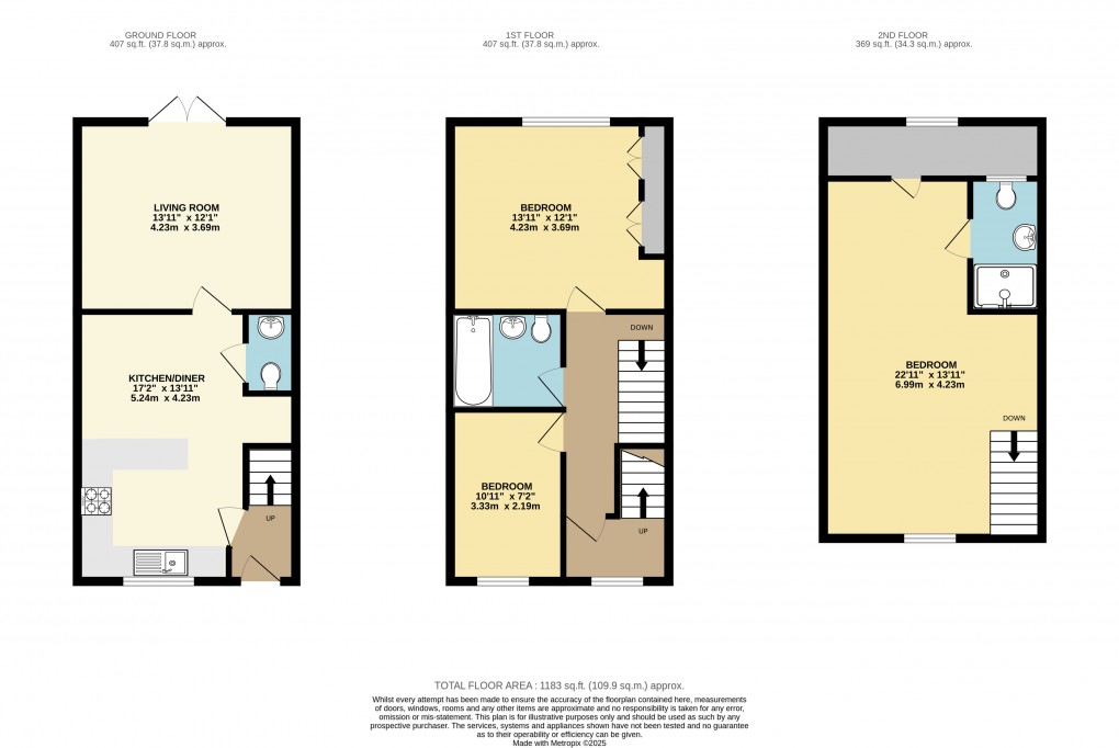 Floorplan for Glebe Farm, Milton Keynes, Buckinghamshire