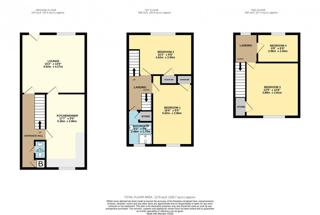 Floorplan for Great Linford, Milton Keynes, Buckinghamshire