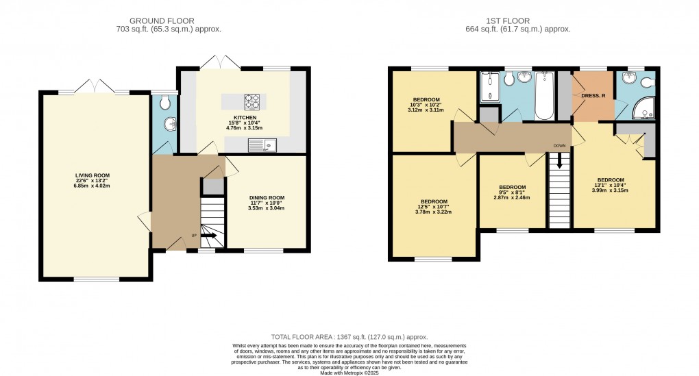 Floorplan for Tattenhoe, Milton Keynes, Buckinghamshire