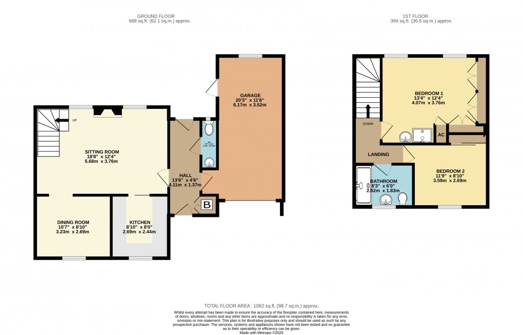 Floorplan for Sherington, Buckinghamshire