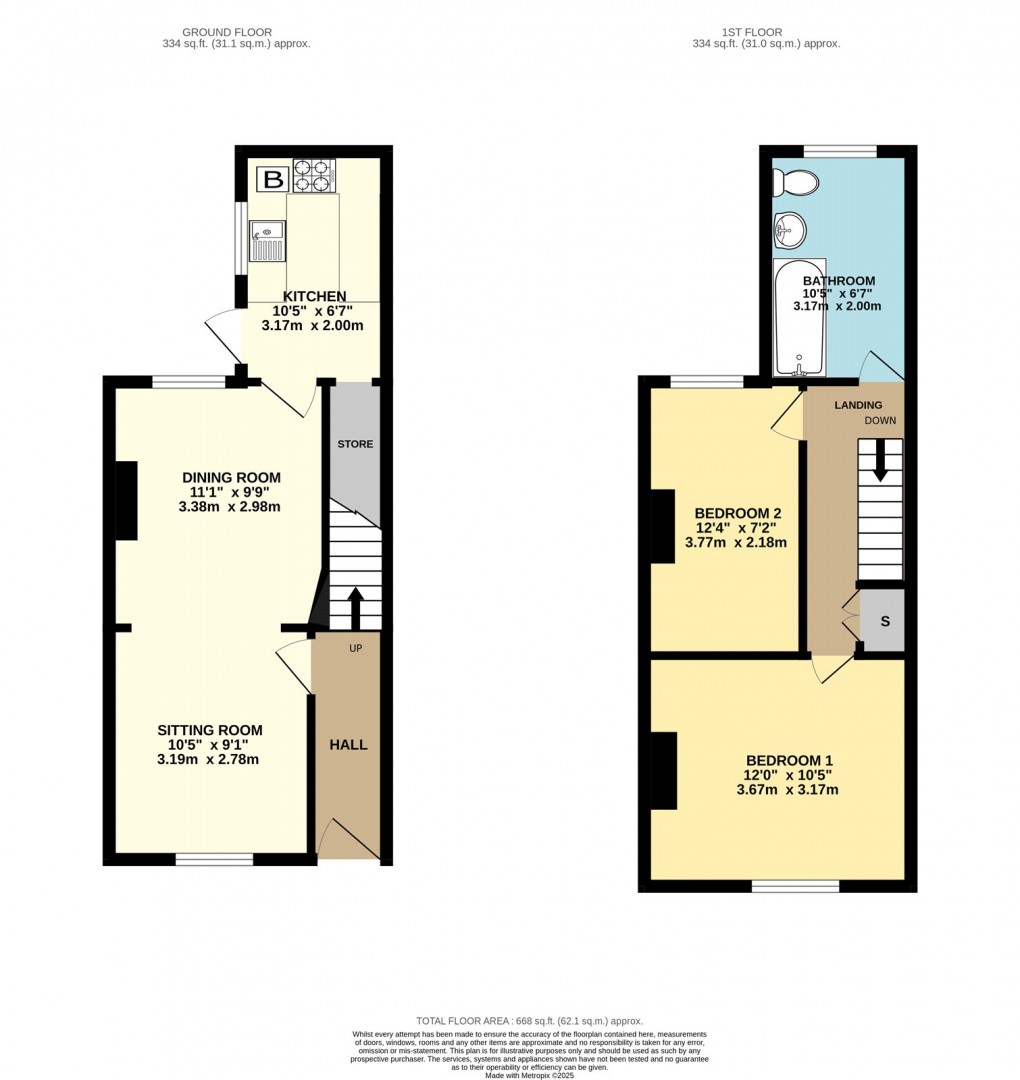 Floorplan for Olney, Buckinghamshire