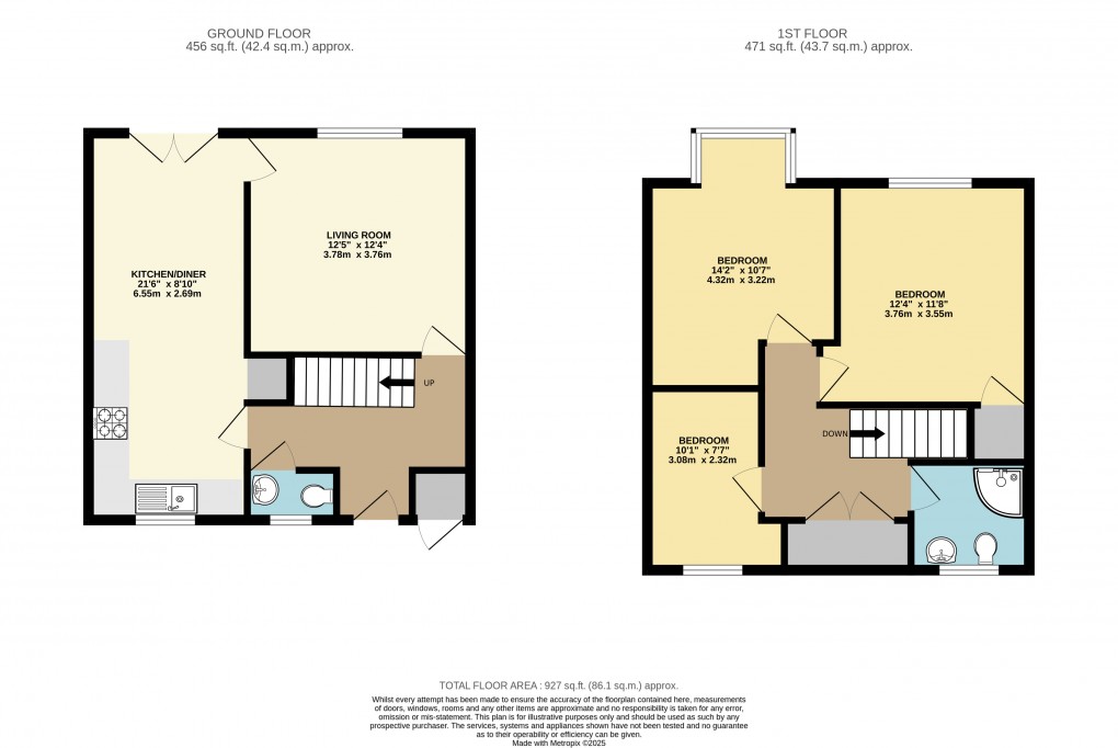 Floorplan for Eaglestone, Milton Keynes, Buckinghamshire