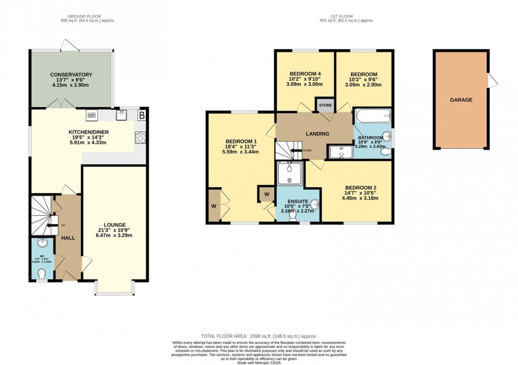 Floorplan for Oakridge Park, Milton Keynes, Buckinghamshire