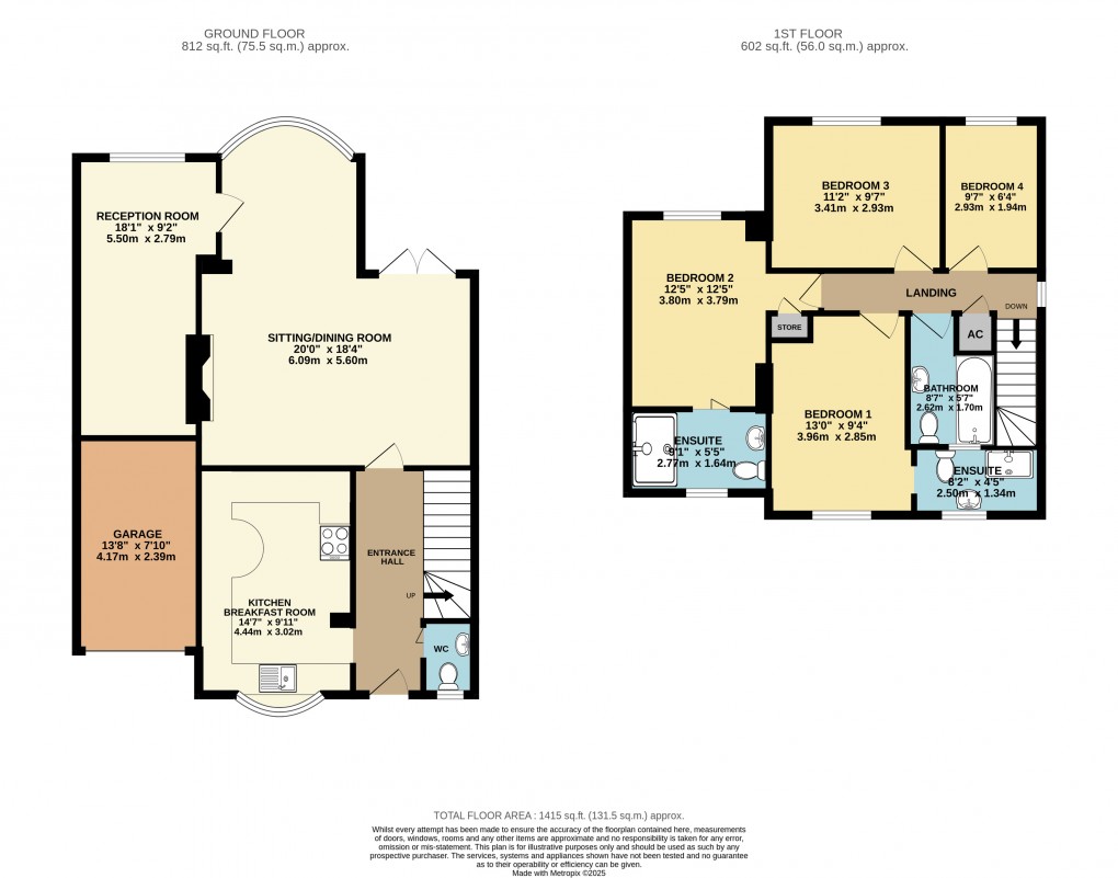 Floorplan for North Crawley, Newport Pagnell, Buckinghamshire