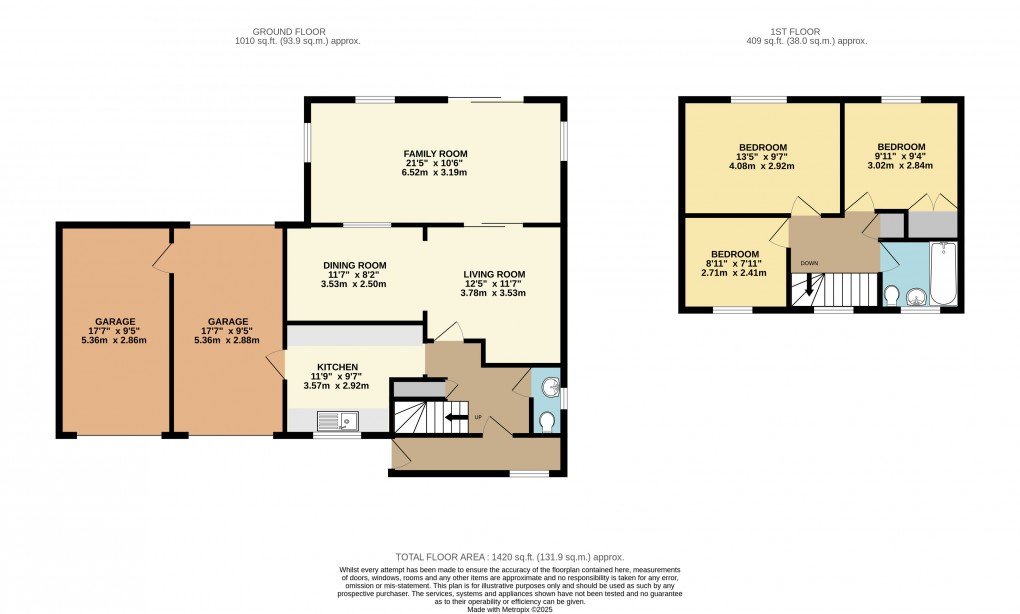 Floorplan for Two Mile Ash, Milton Keynes