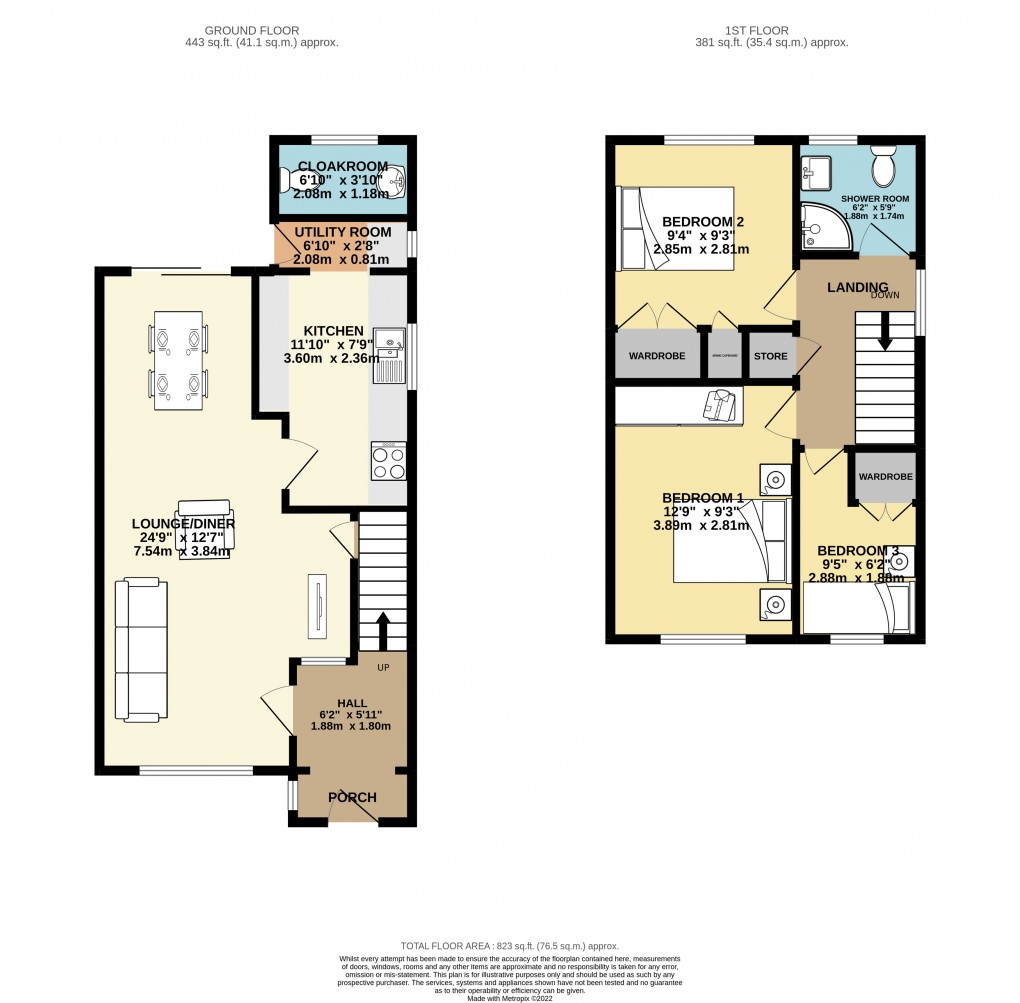 Floorplan for Newport Pagnell, Milton Keynes, Buckinghamshire