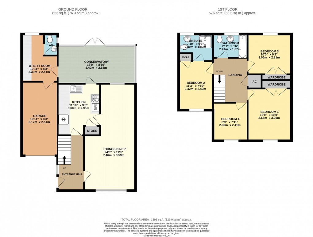 Floorplan for Olney, Buckinghamshire
