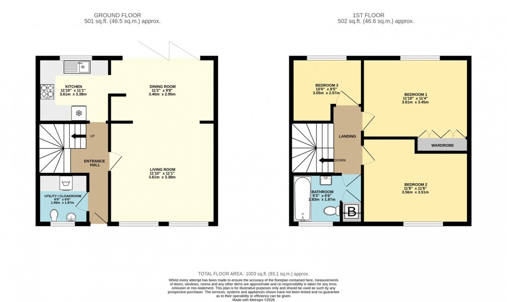 Floorplan for Great Linford, Milton Keynes, Buckinghamshire