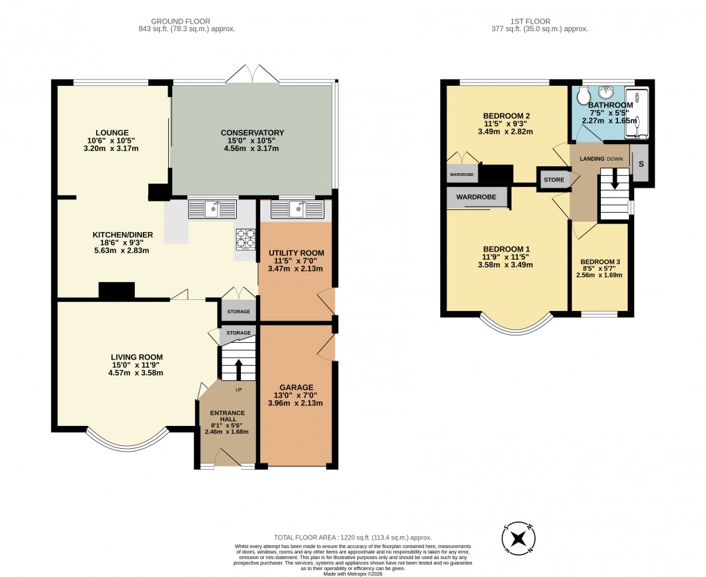 Floorplan for Newport Pagnell, Buckinghamshire