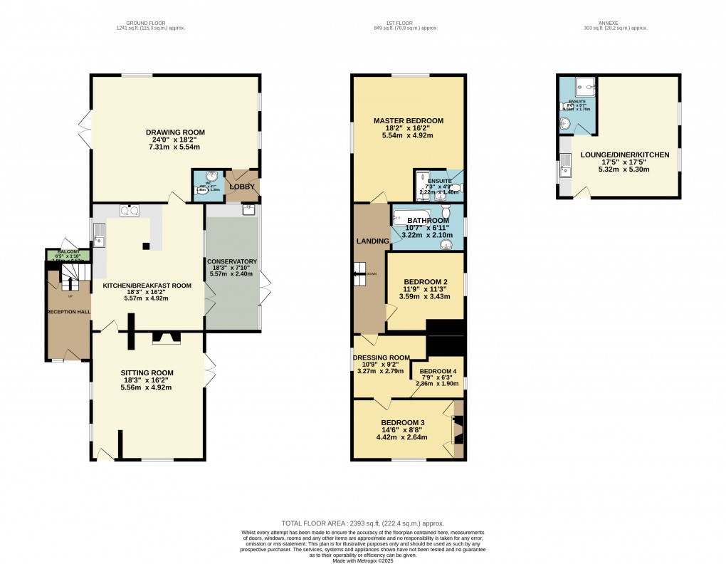 Floorplan for Clifton Reynes, Olney