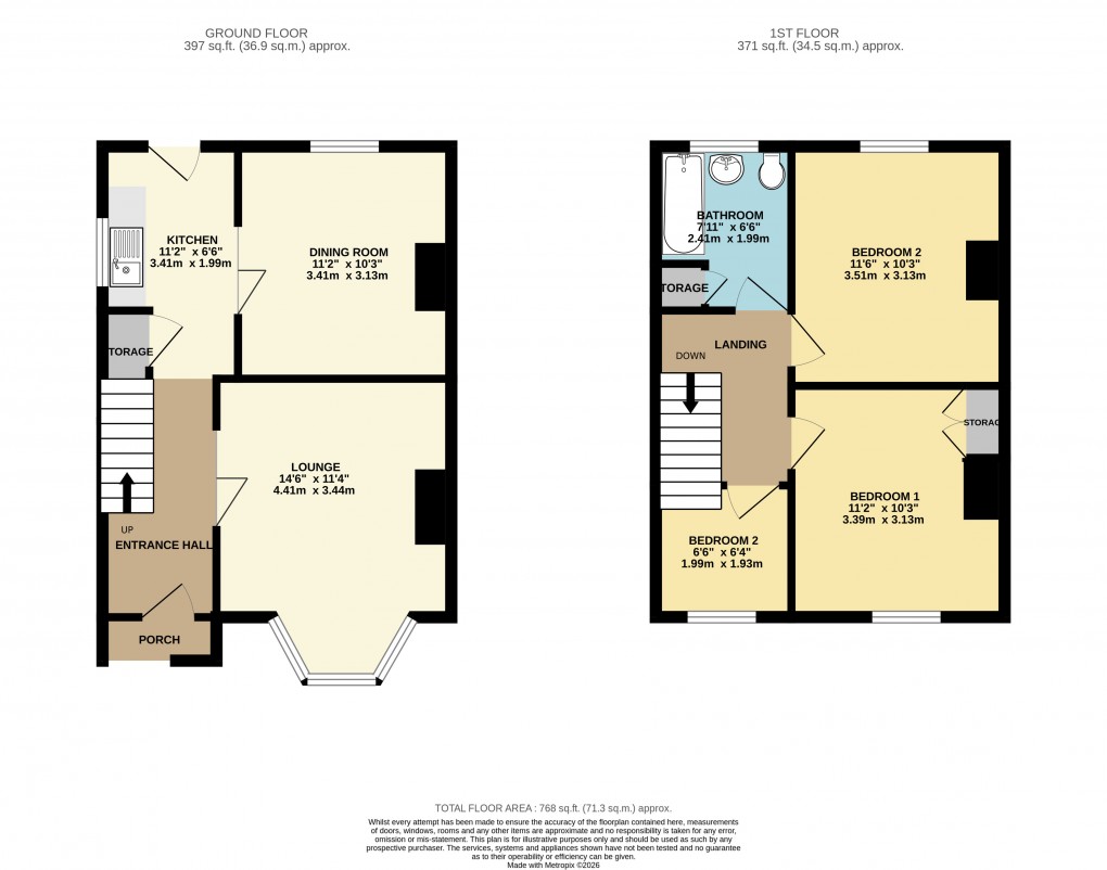 Floorplan for Olney, Buckinghamshire