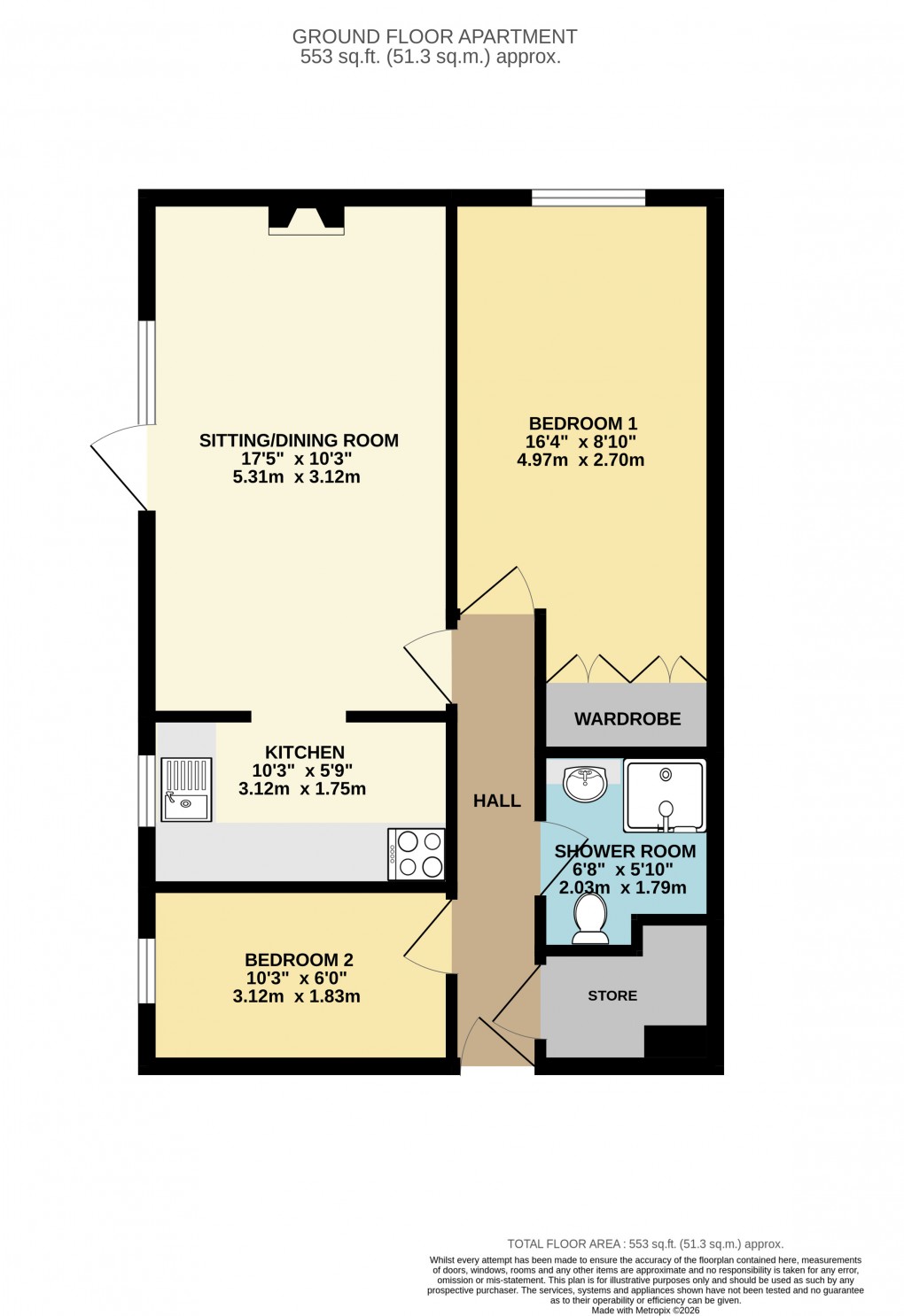 Floorplan for Newport Pagnell, Buckinghamshire