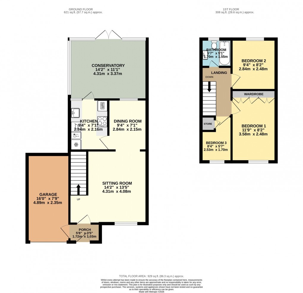Floorplan for Green Park, Newport Pagnell, Buckinghamshire