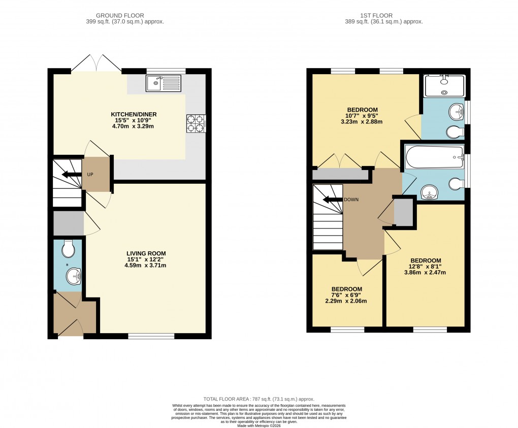 Floorplan for Eagle Farm South, Milton Keynes, Buckinghamshire