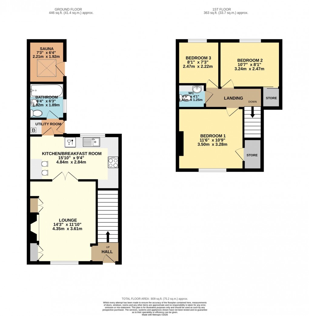 Floorplan for Stoke Goldington, Newport Pagnell, Buckinghamshire