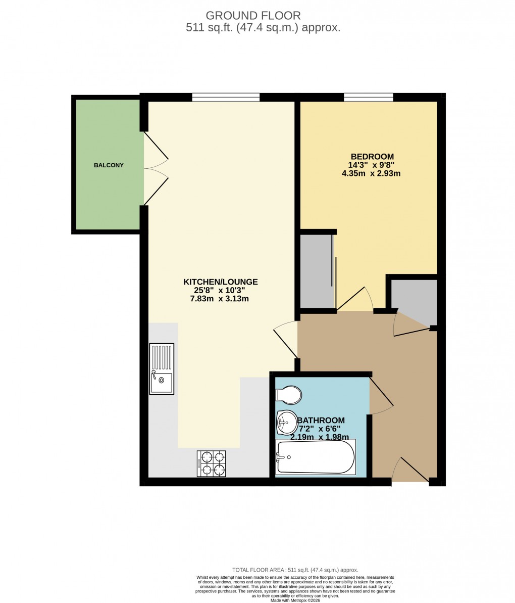Floorplan for Oakgrove, Milton Keynes
