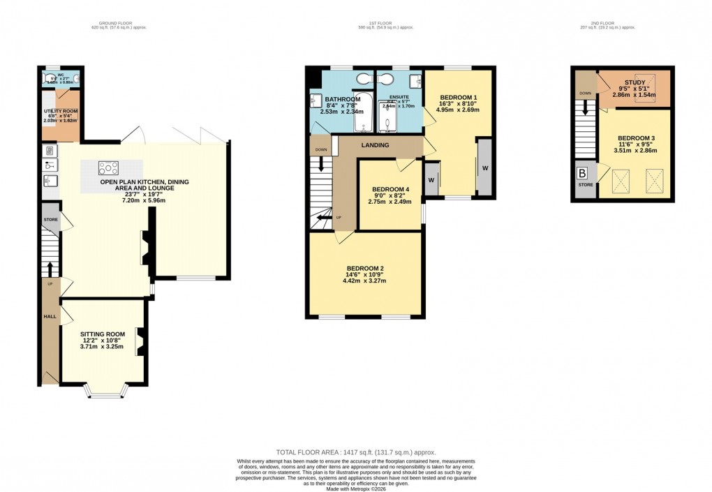 Floorplan for Newport Pagnell, Buckinghamshire