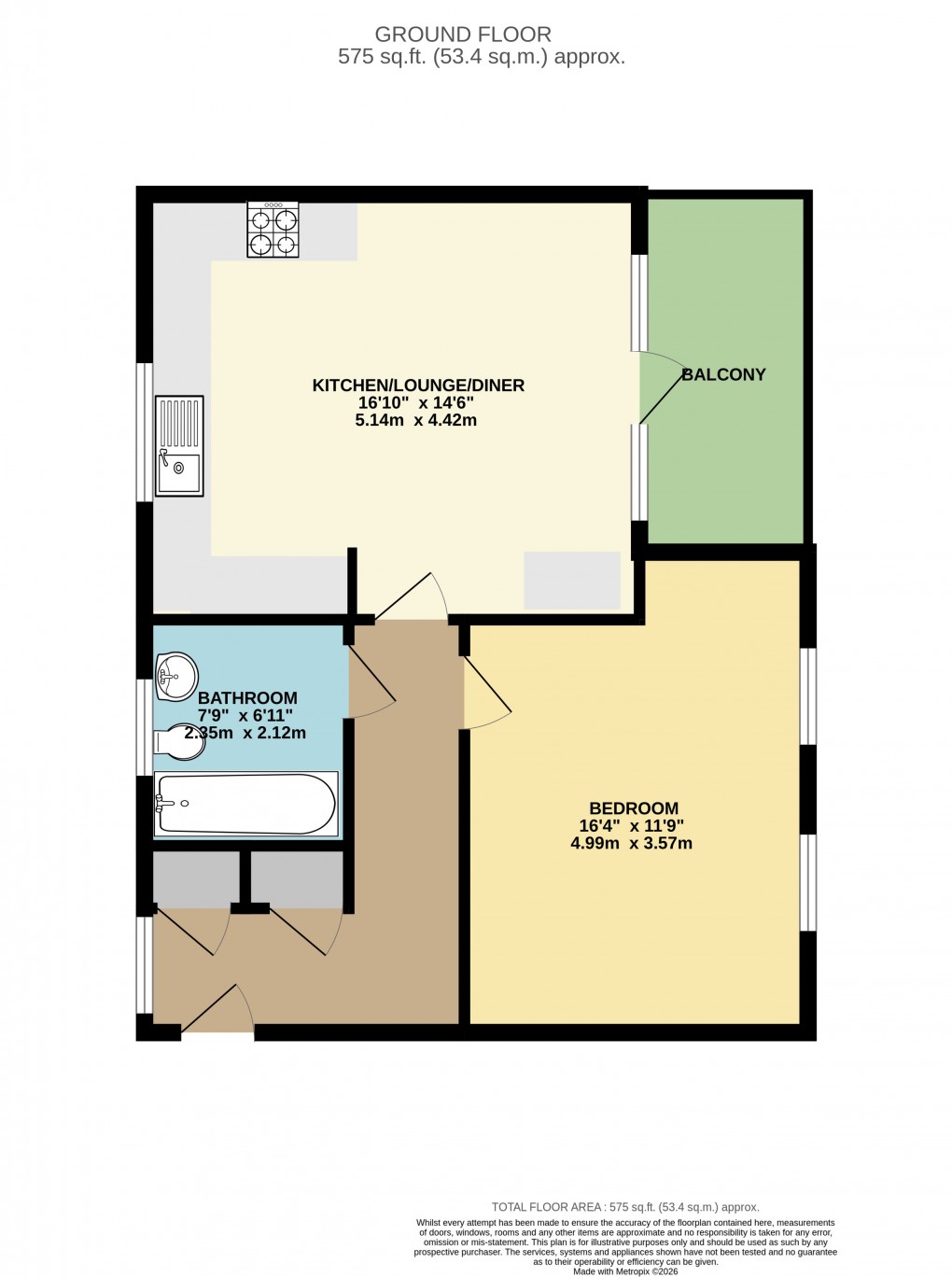 Floorplan for Glebe Farm, Milton Keynes