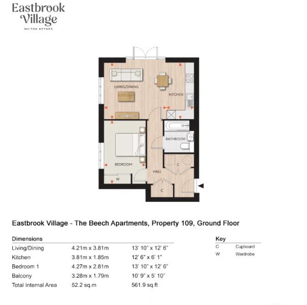 Floorplan for Milton Keynes, Buckinghamshire