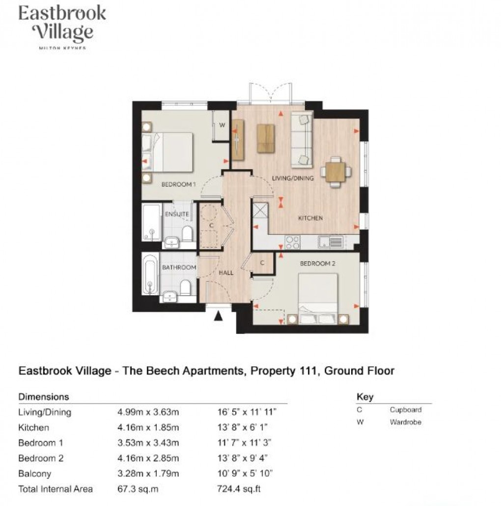 Floorplan for Milton Keynes, Buckinghamshire