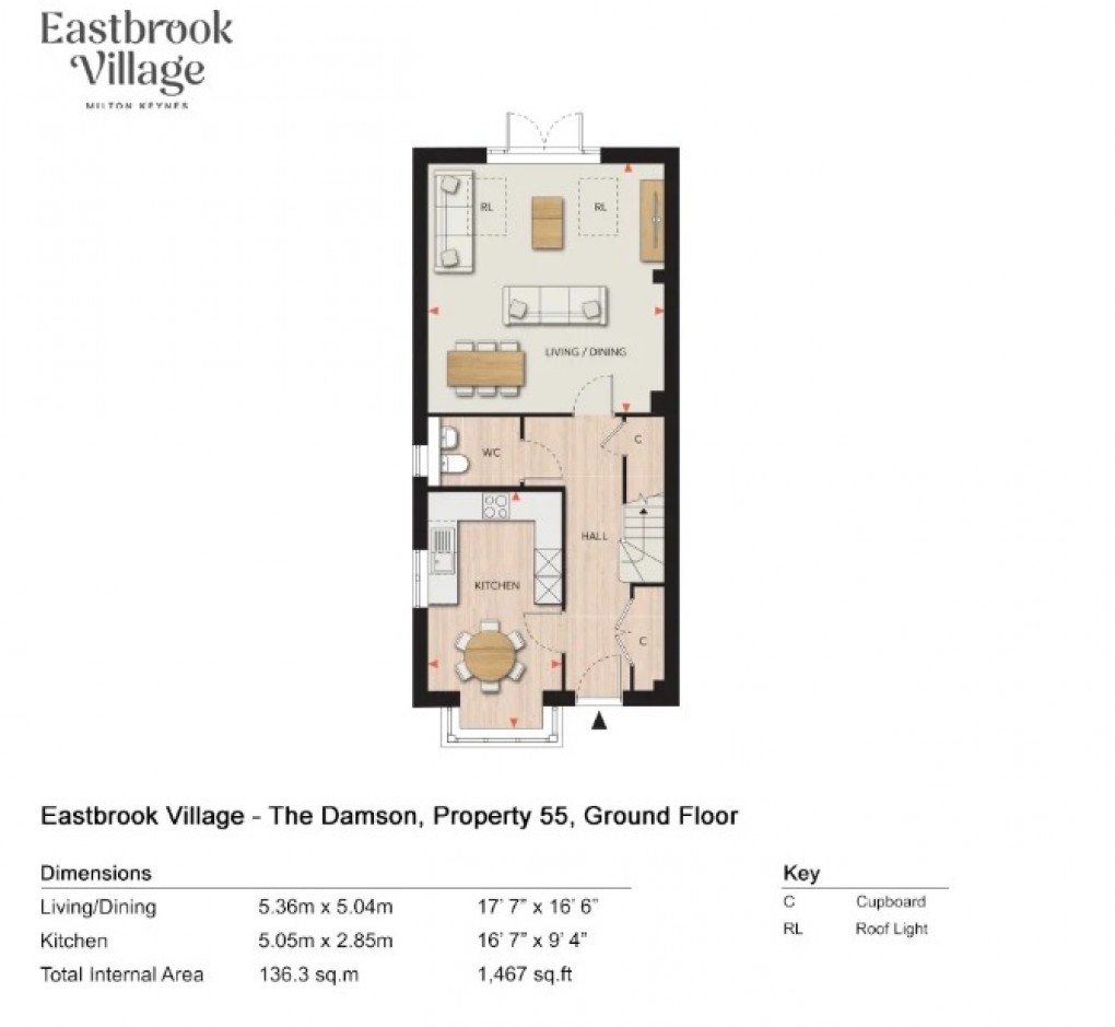Floorplan for Milton Keynes, Buckinghamshire