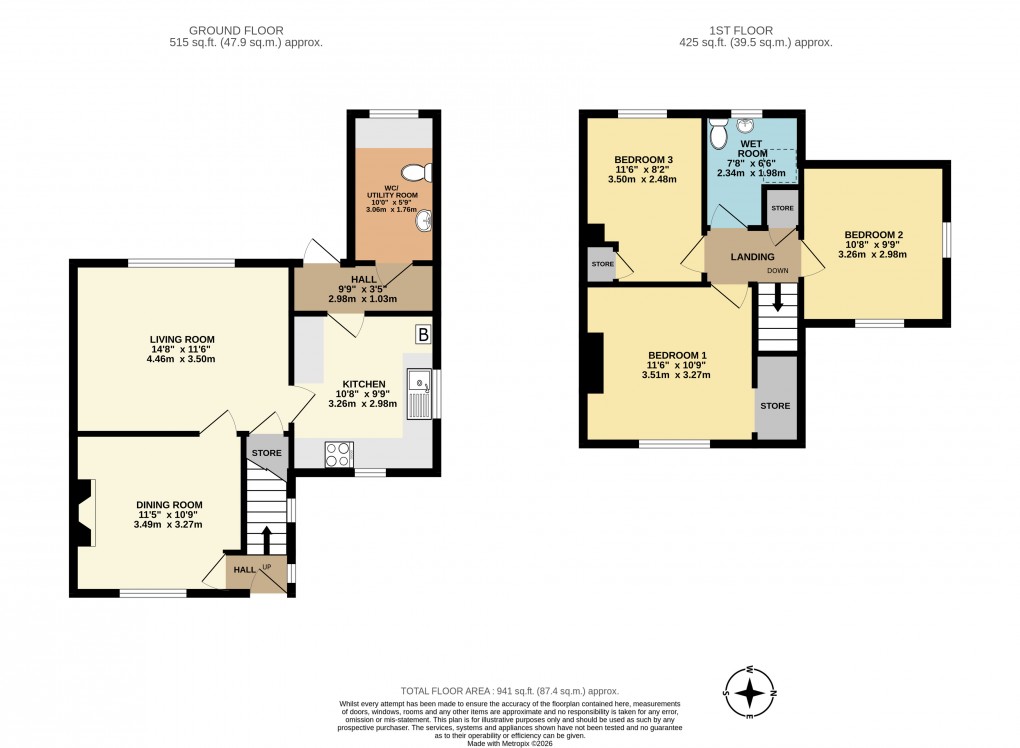 Floorplan for Stoke Goldington, Buckinghamshire