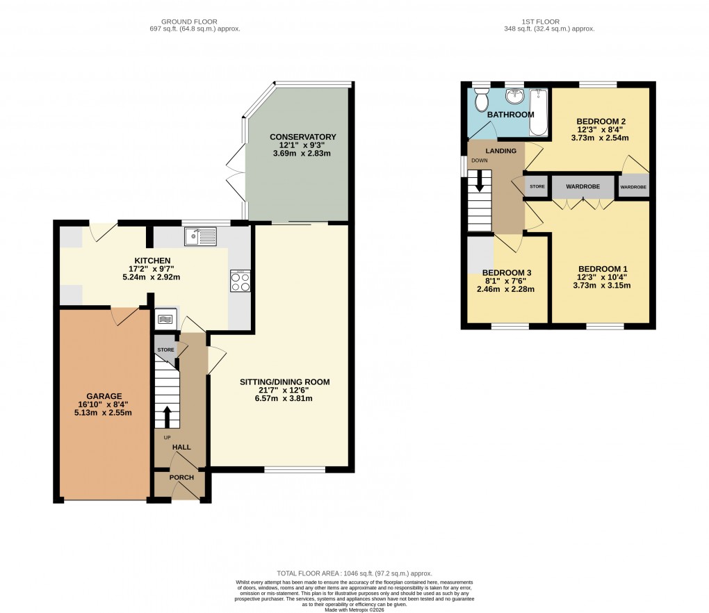 Floorplan for Newport Pagnell, Buckinghamshire
