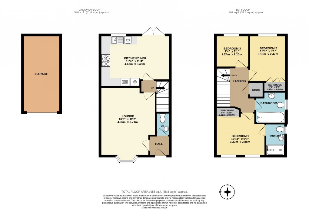 Floorplan for Newport Pagnell, Buckinghamshire