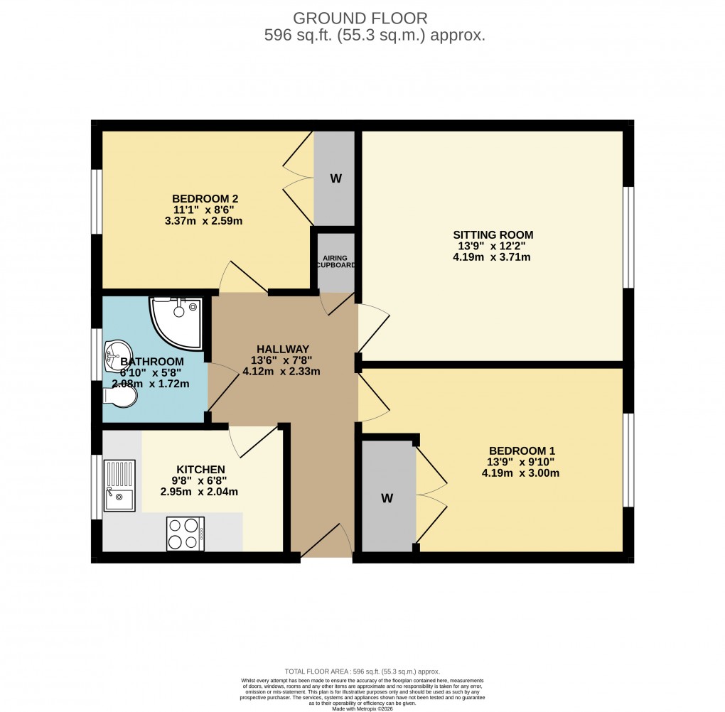 Floorplan for Newport Pagnell, Buckinghamshire
