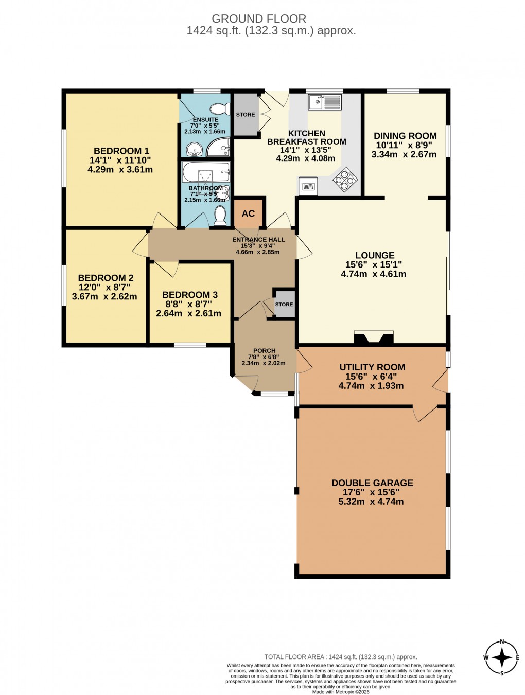 Floorplan for Giffard Park, Milton Keynes, Buckinghamshire