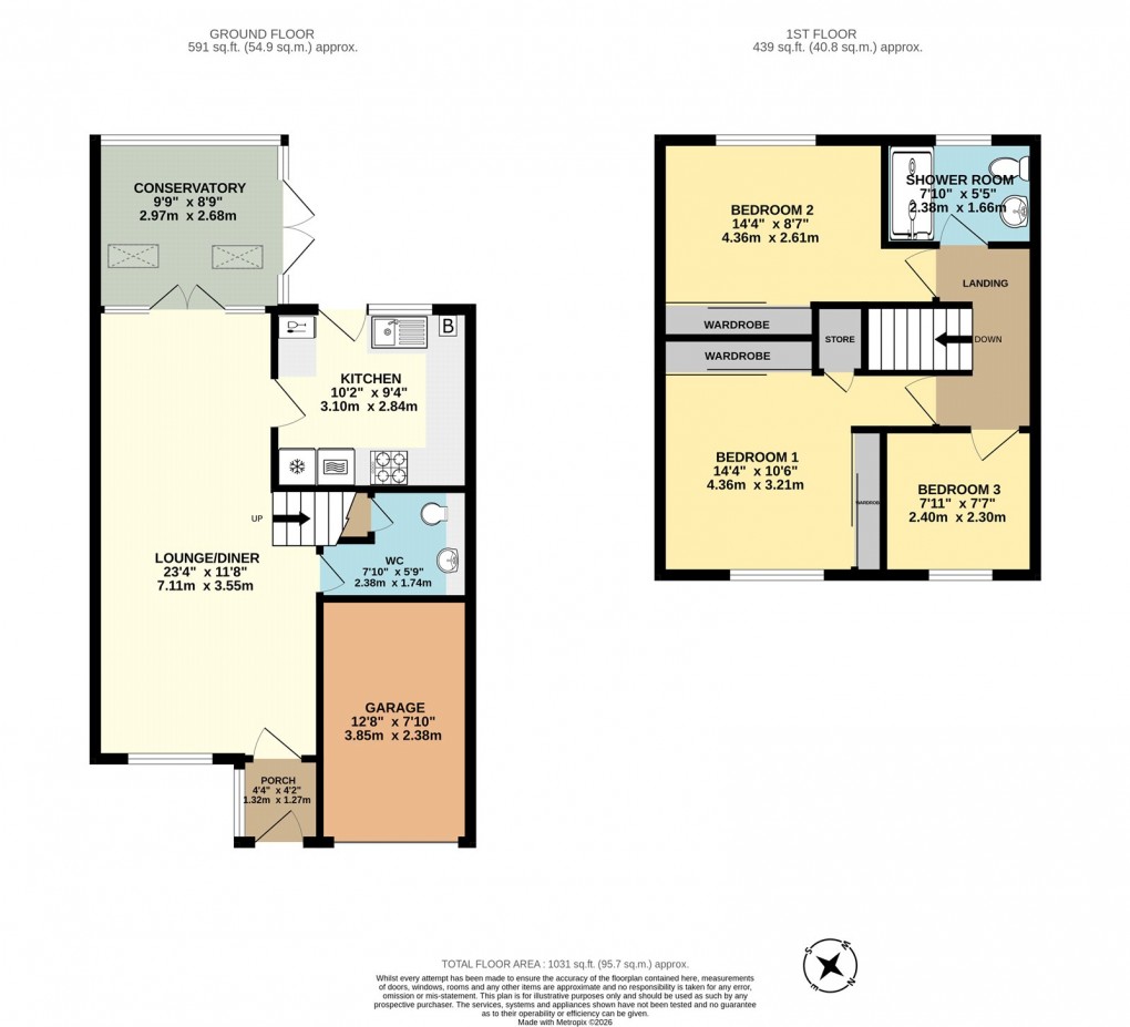 Floorplan for Newport Pagnell, Buckinghamshire