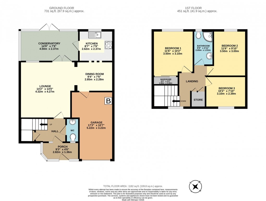Floorplan for Newport Pagnell, Buckinghamshire