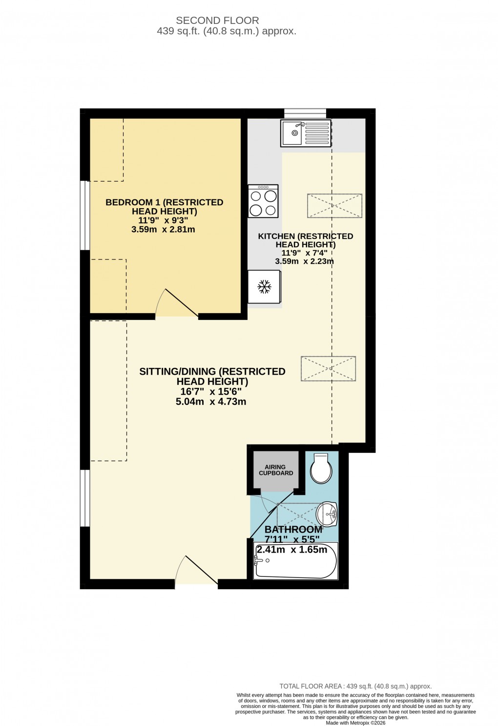 Floorplan for New Bradwell, Milton Keynes, Buckinghamshire