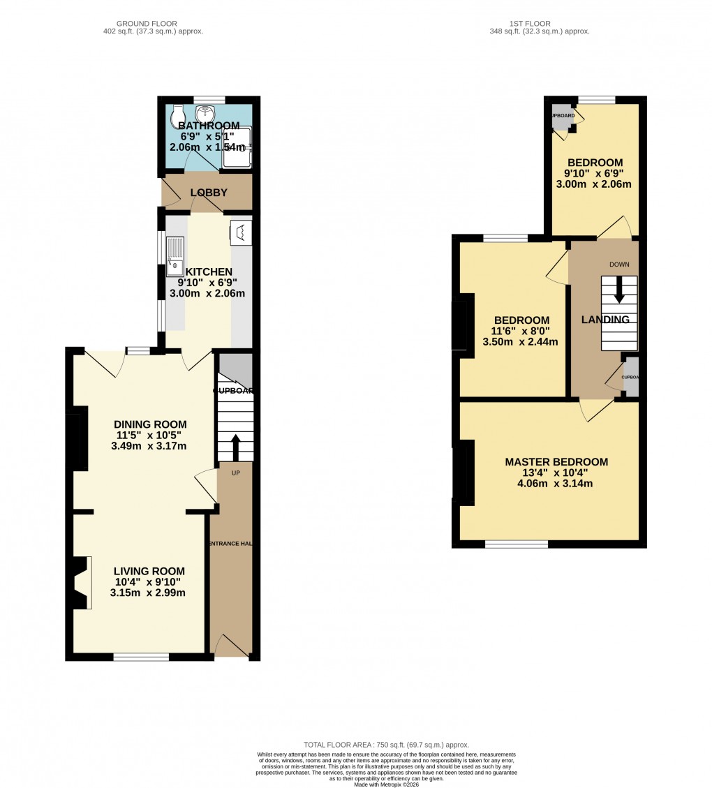 Floorplan for Stony Stratford, Buckinghamshire