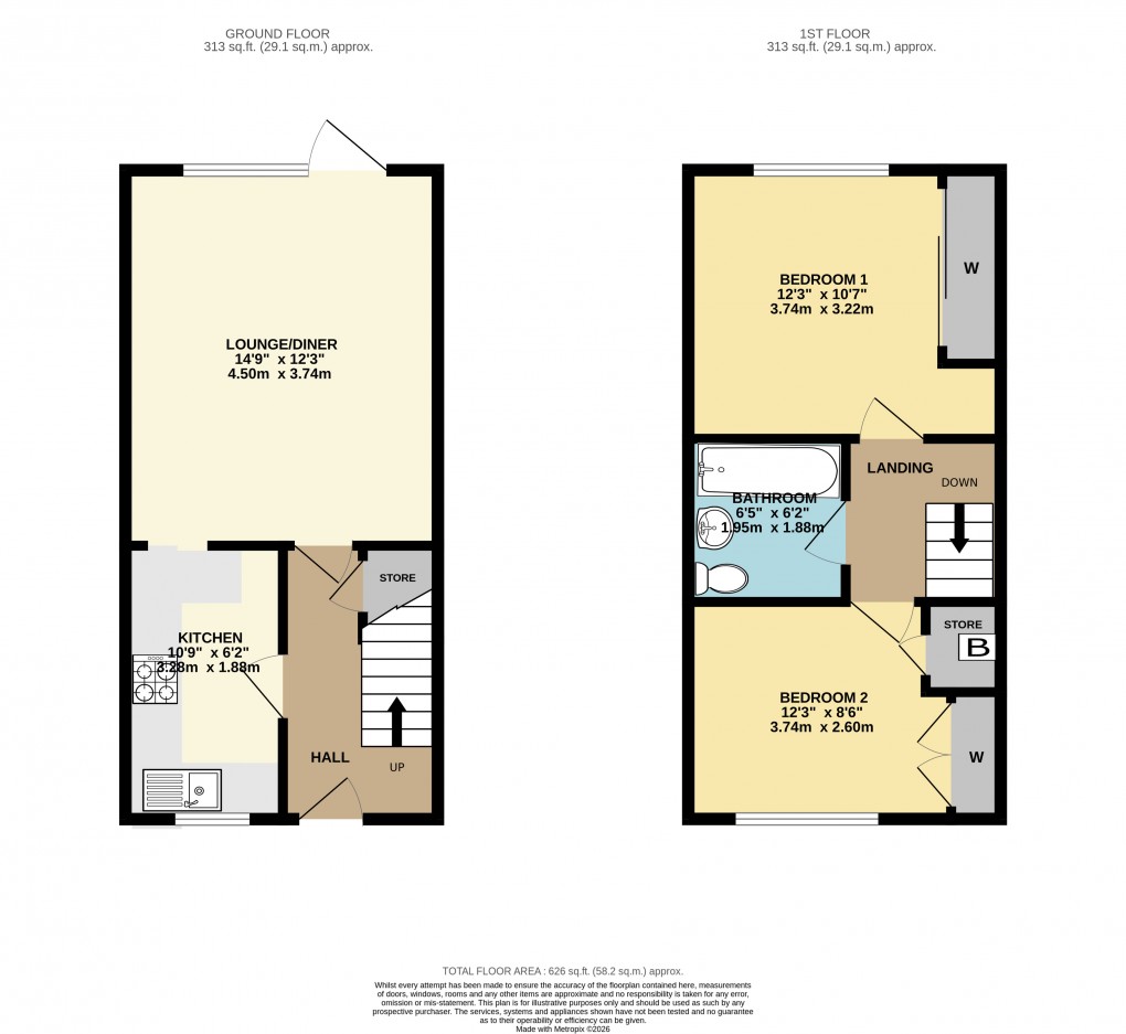 Floorplan for Newport Pagnell, Buckinghamshire