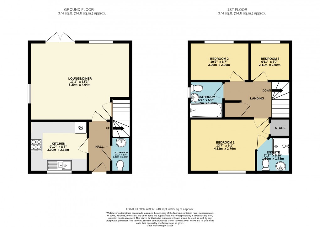 Floorplan for Towcester, West Northamptonshire