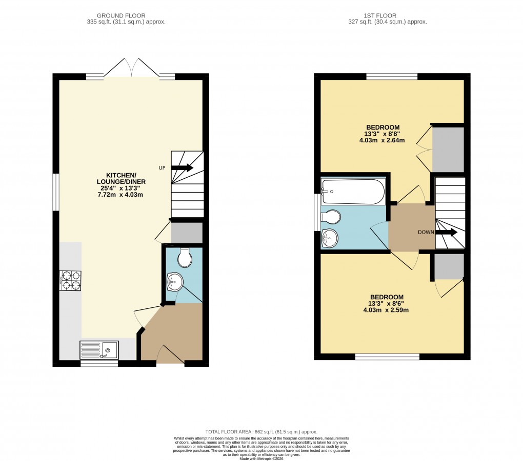 Floorplan for Whitehouse, Milton Keynes