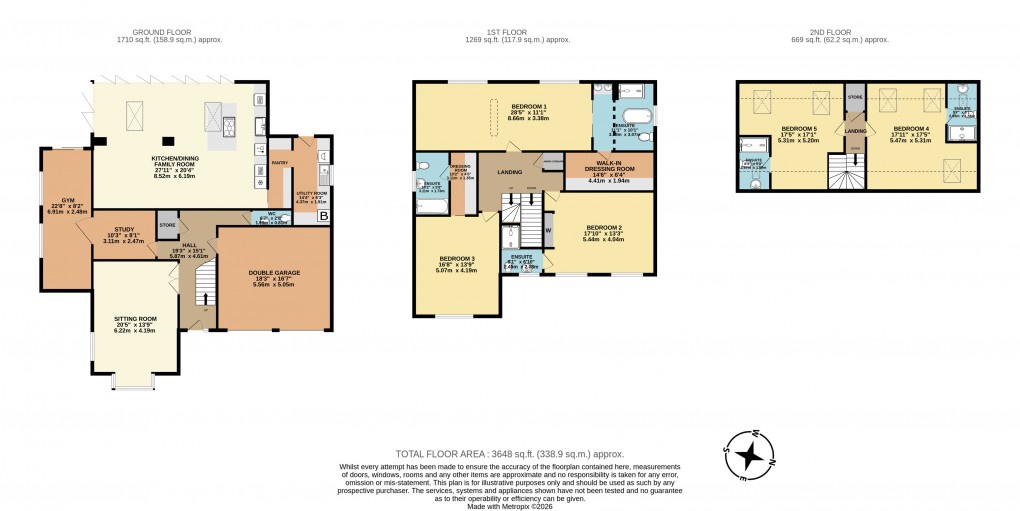 Floorplan for Giffard Park, Milton Keynes, Buckinghamshire