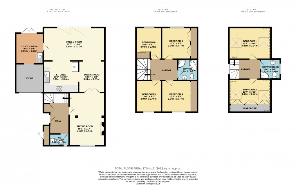 Floorplan for Giffard Park, Milton Keynes, Buckinghamshire